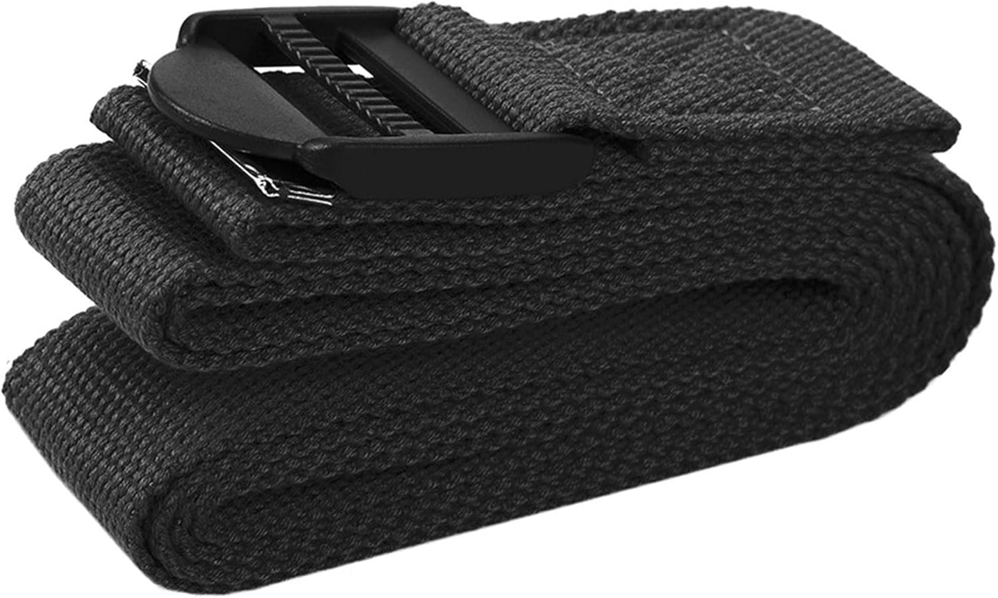 Yoga-Set mit Matte, Blöcken und Zubehör, Schwarz