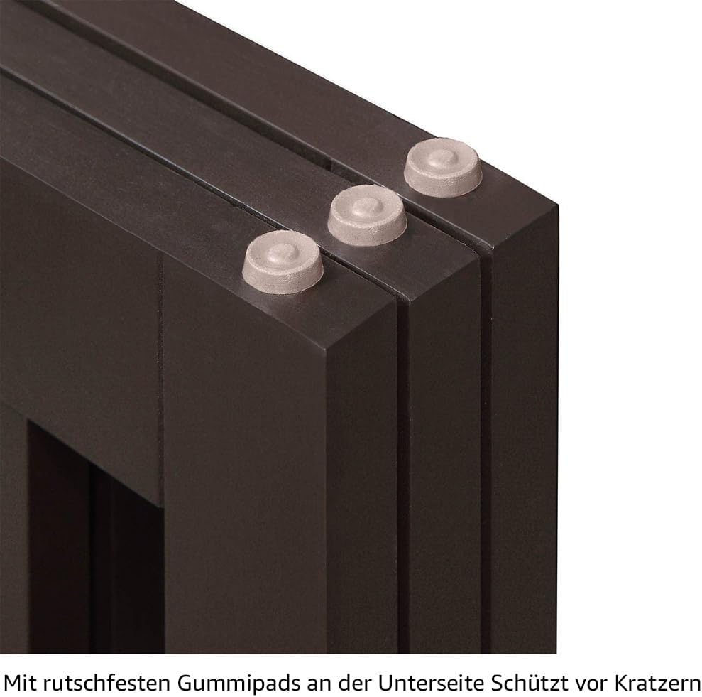 Freistehendes Absperrgitter für Hunde, Dunkelbraun 153L x 91H cm, 3-teilig