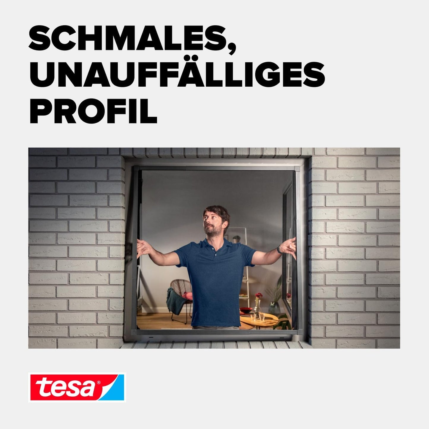 Insektenschutz für Fenster, Anthrazit Single