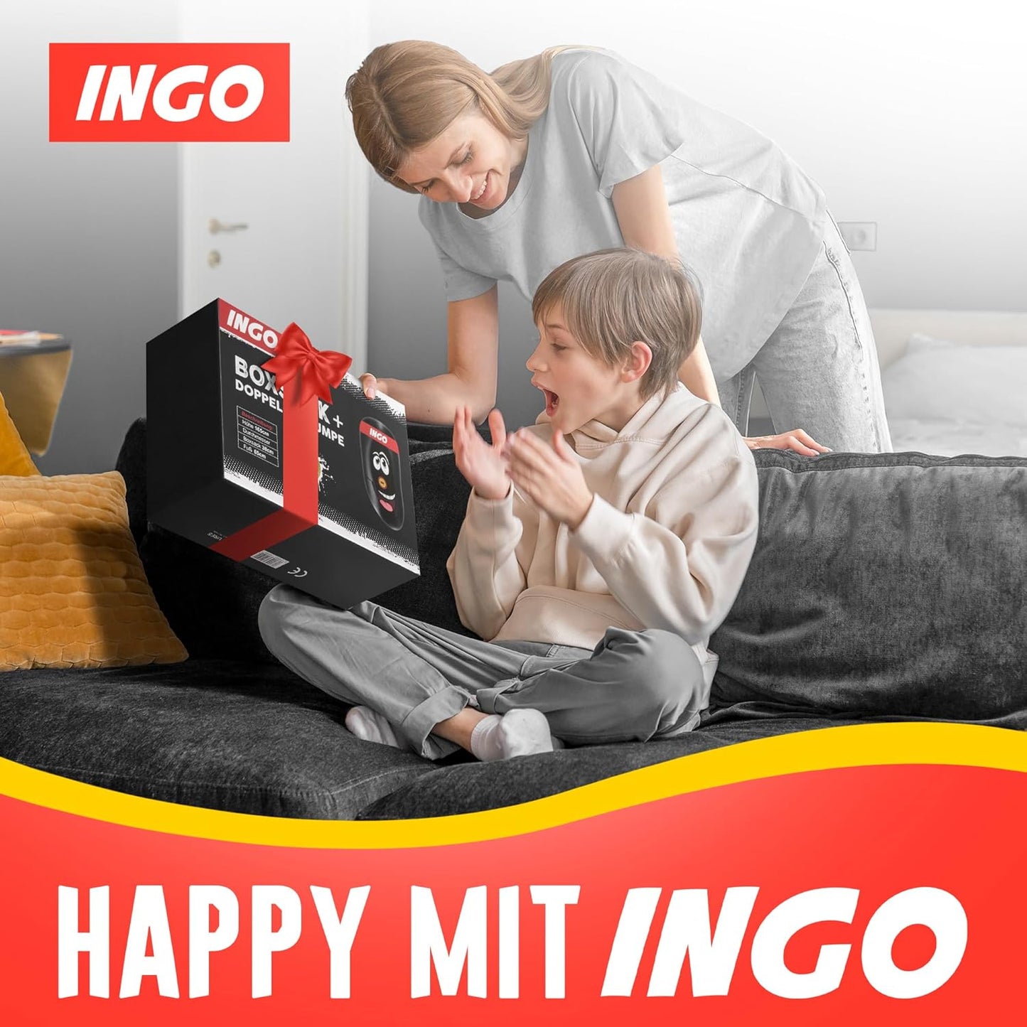 Boxsack-Set für Kinder inkl. Handschuhe