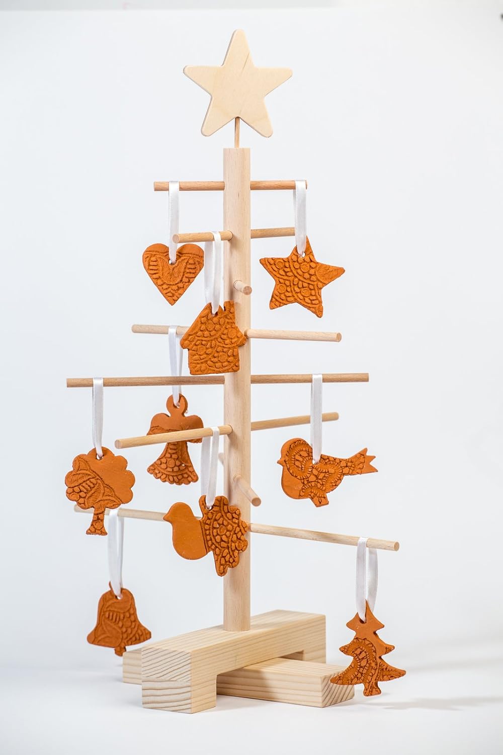 Weihnachtsbaum aus Holz, 28.0 x 28.0 x 45.0 cm