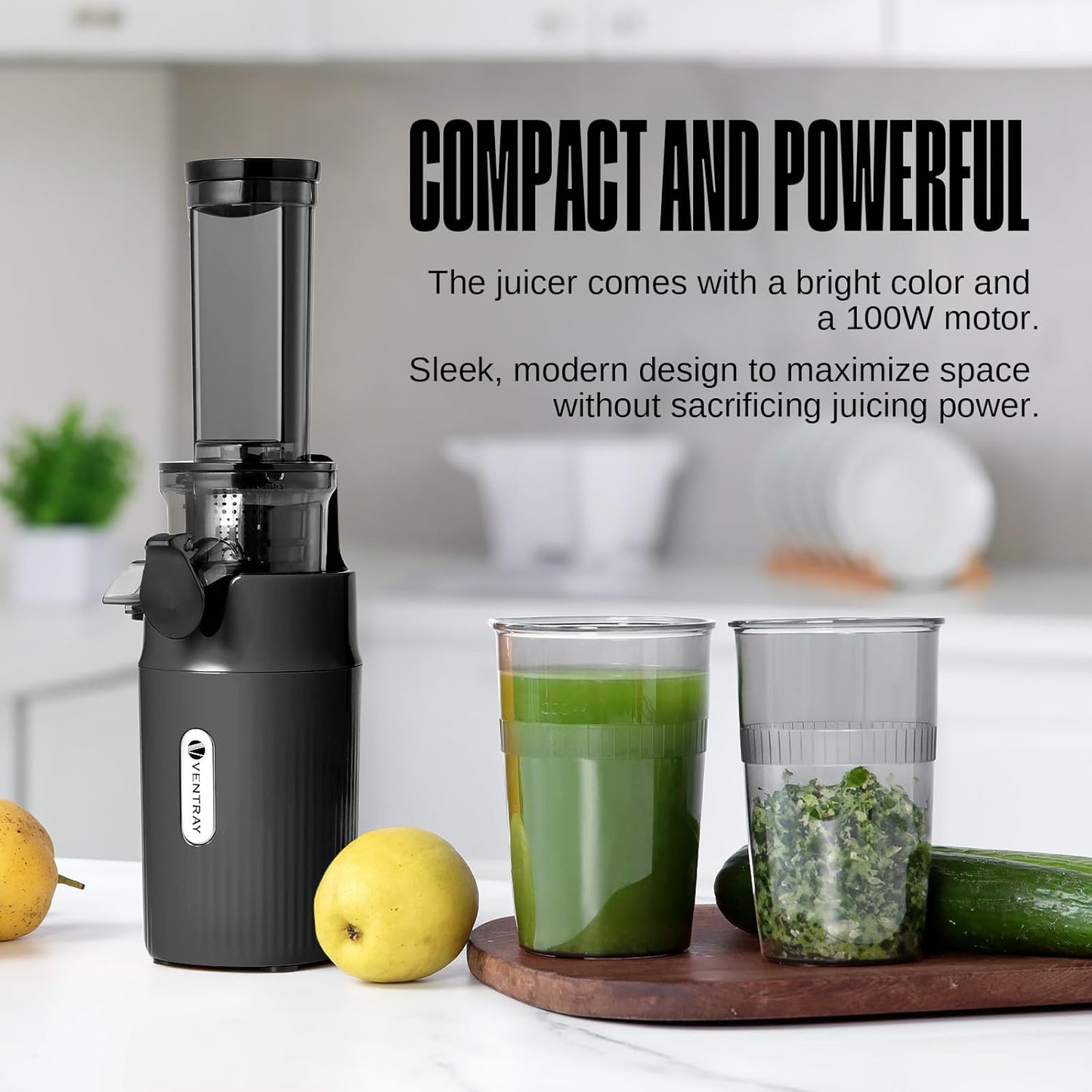 Slow Juicer Ginnie, Schwarz