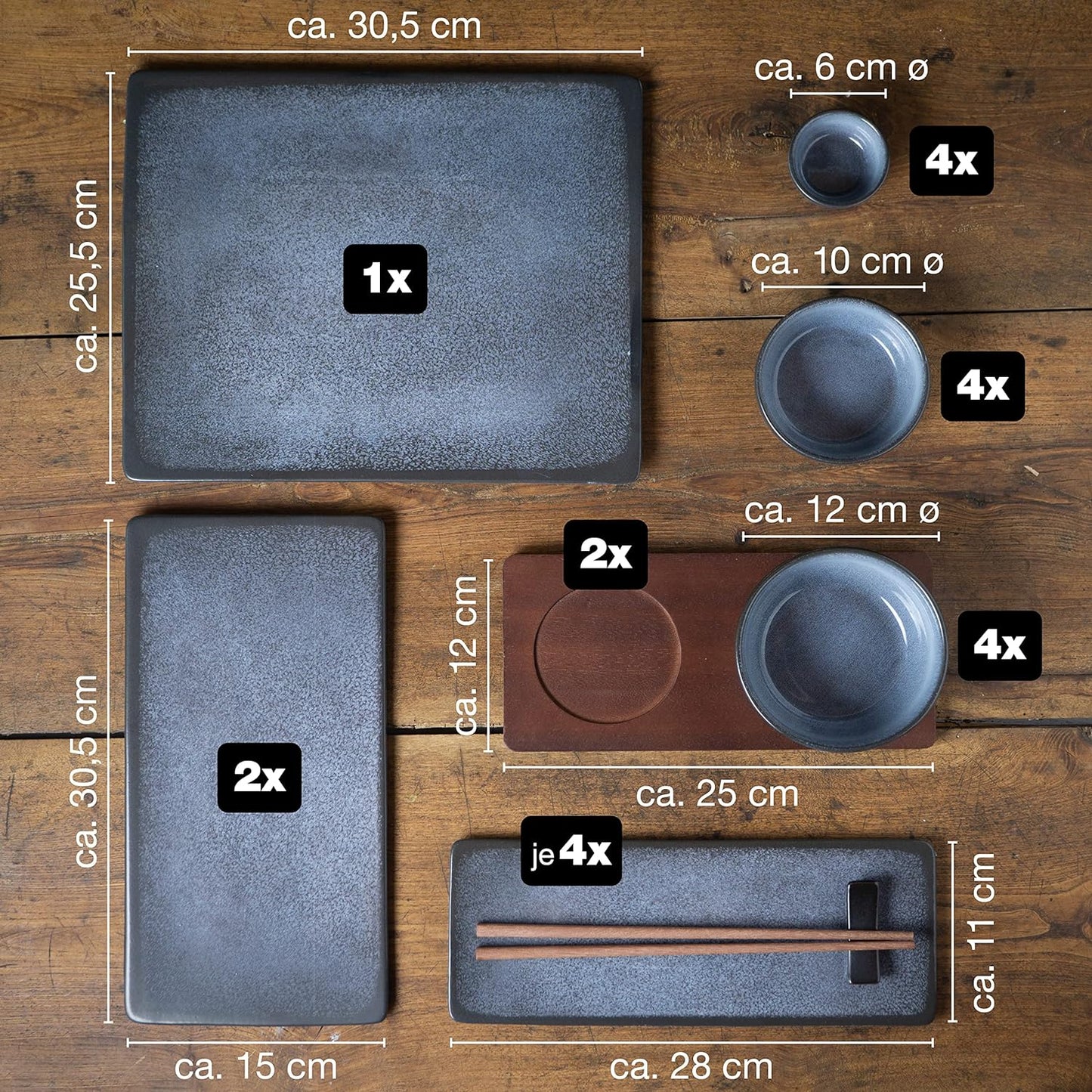 Sushi Geschirr-Set