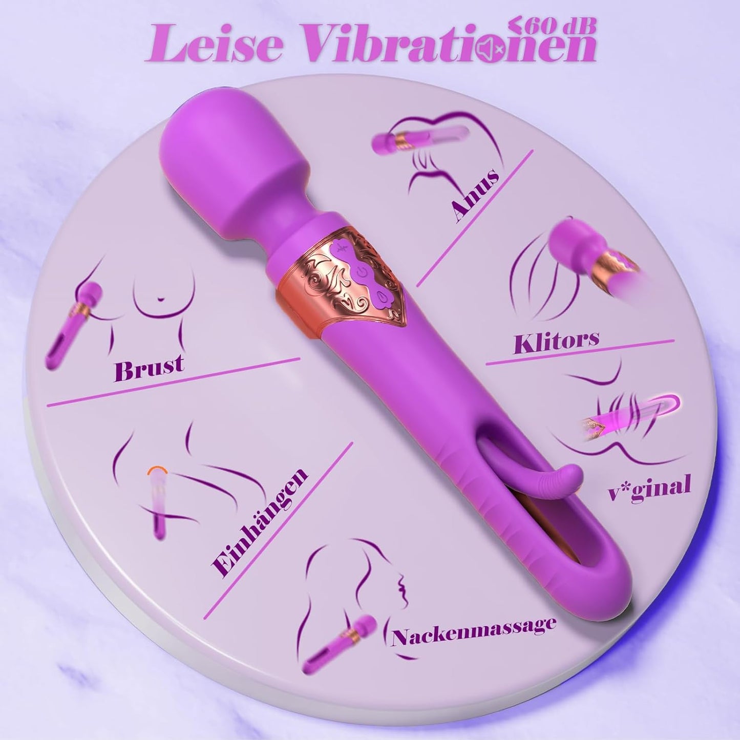 Vibrator Sex Spielzeug, Lila