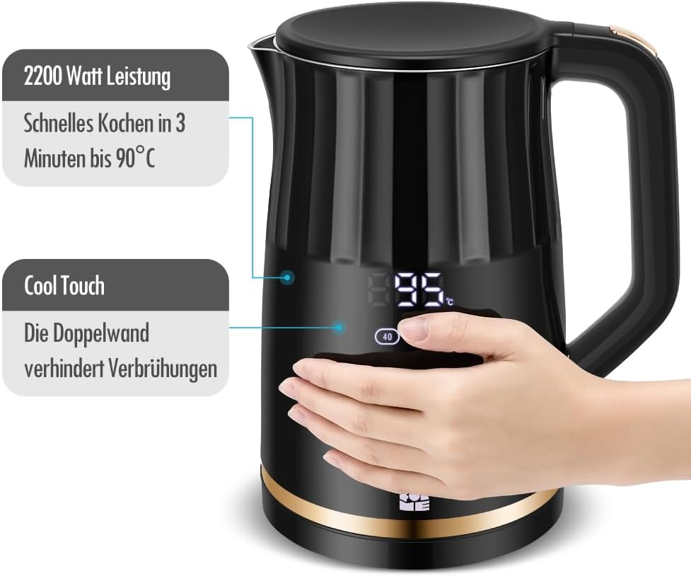Wasserkocher FKG-3017 mit Temperatureinstellung