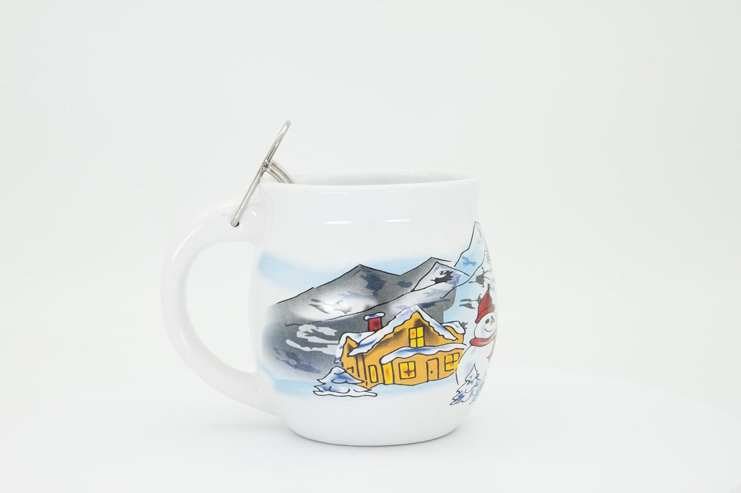 Feuerzangentasse, Weiss / Winter