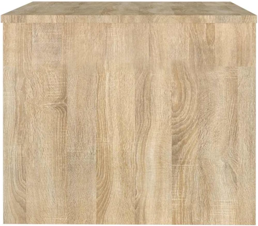 Höhenverstellbarer Couchtisch mit Stauraum, 80 x 50 x 41.5 cm Braun 1