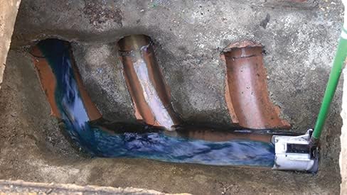 Lecksuchfarbe für Fallrohre und Schwimmbäder, Gelb