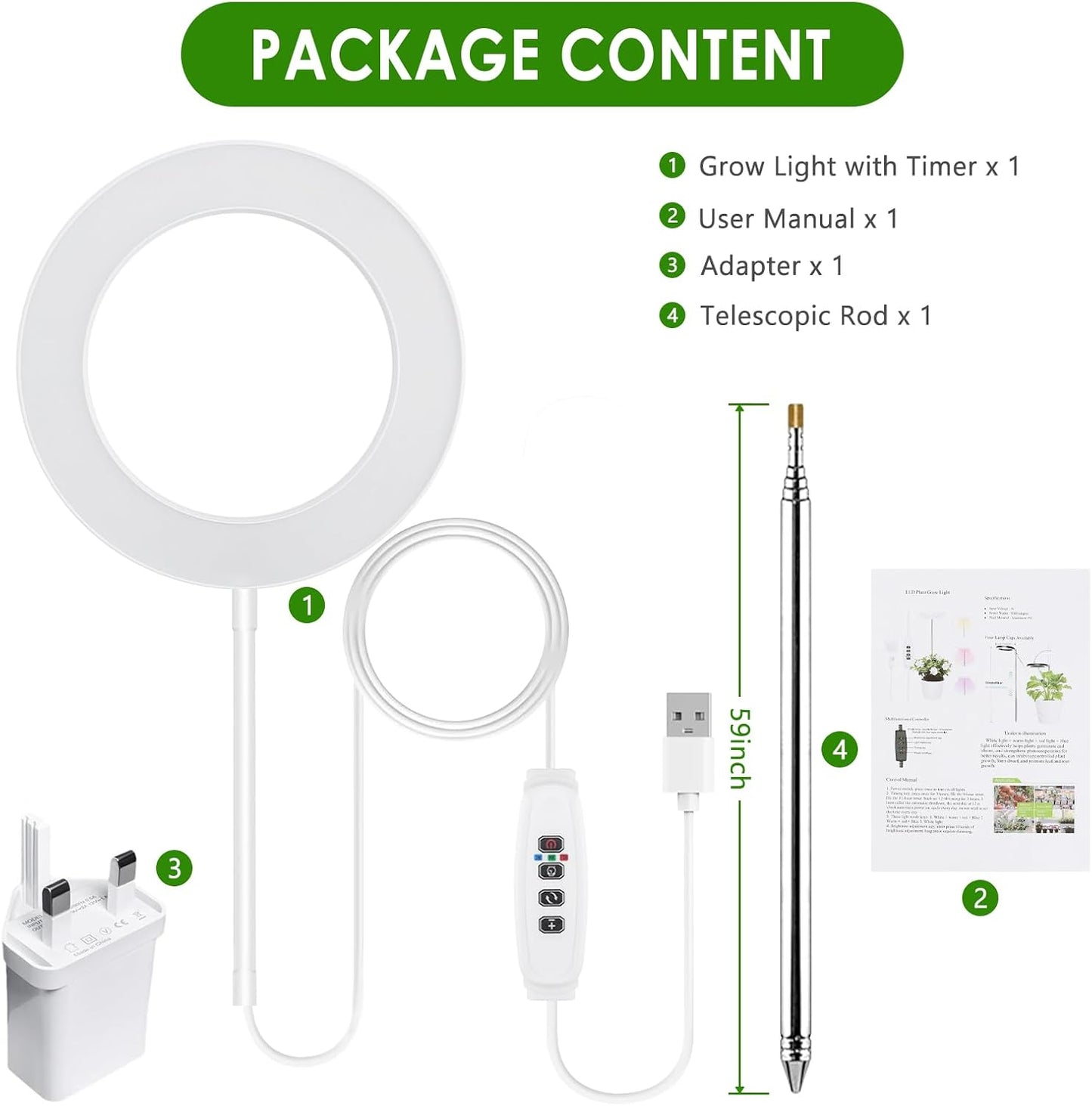 LED Pflanzenlampe Vollspektrum