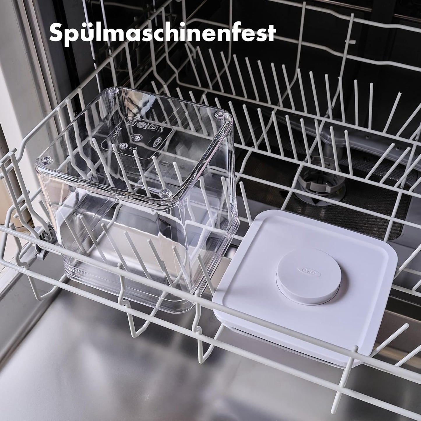 Luftdichte POP-Behälter für Lebensmittel, Grosses Quadrat 2.6L