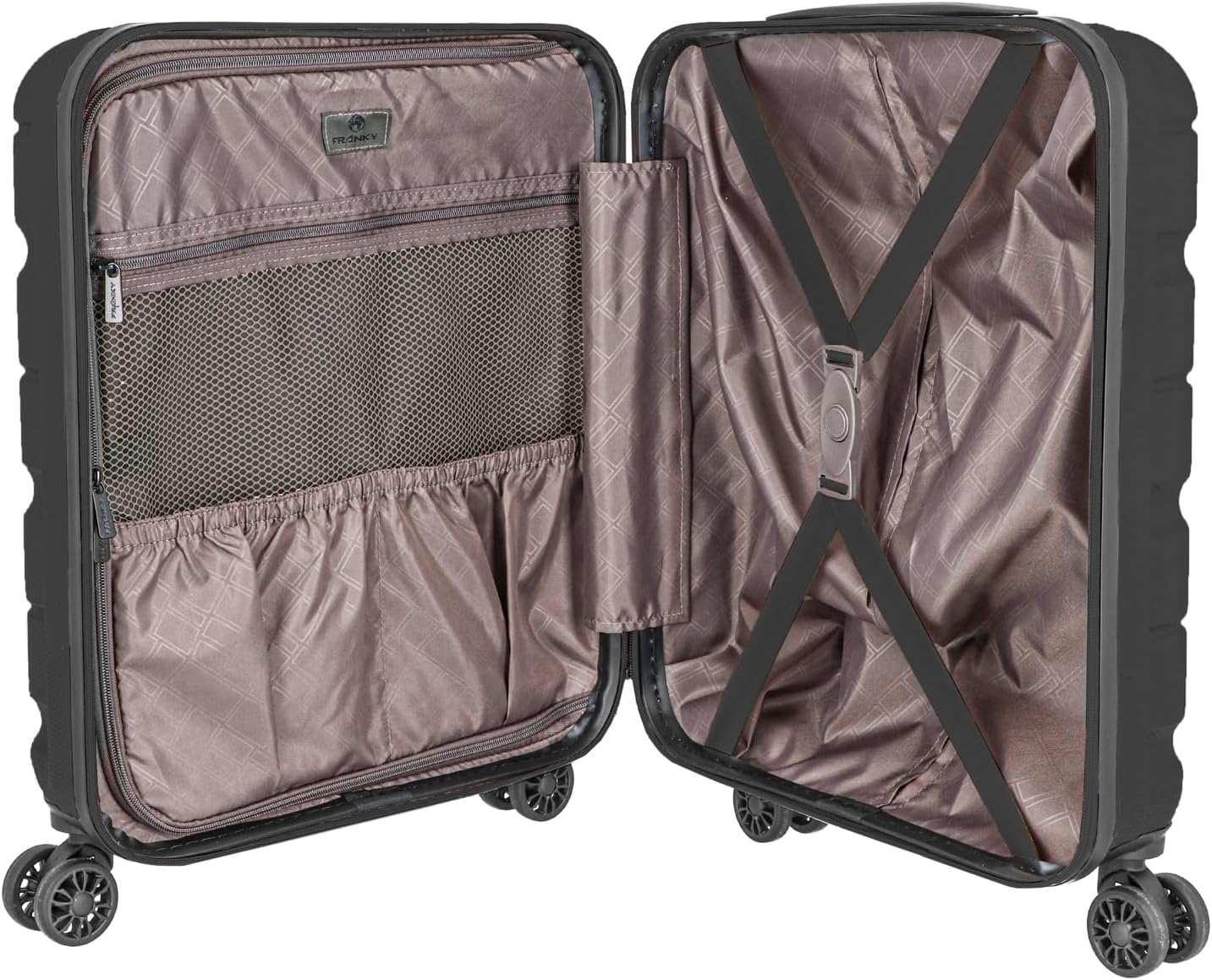 Munich 4.0 4 Rollen Kabinentrolley S 53 cm, Black Dull 53 cm