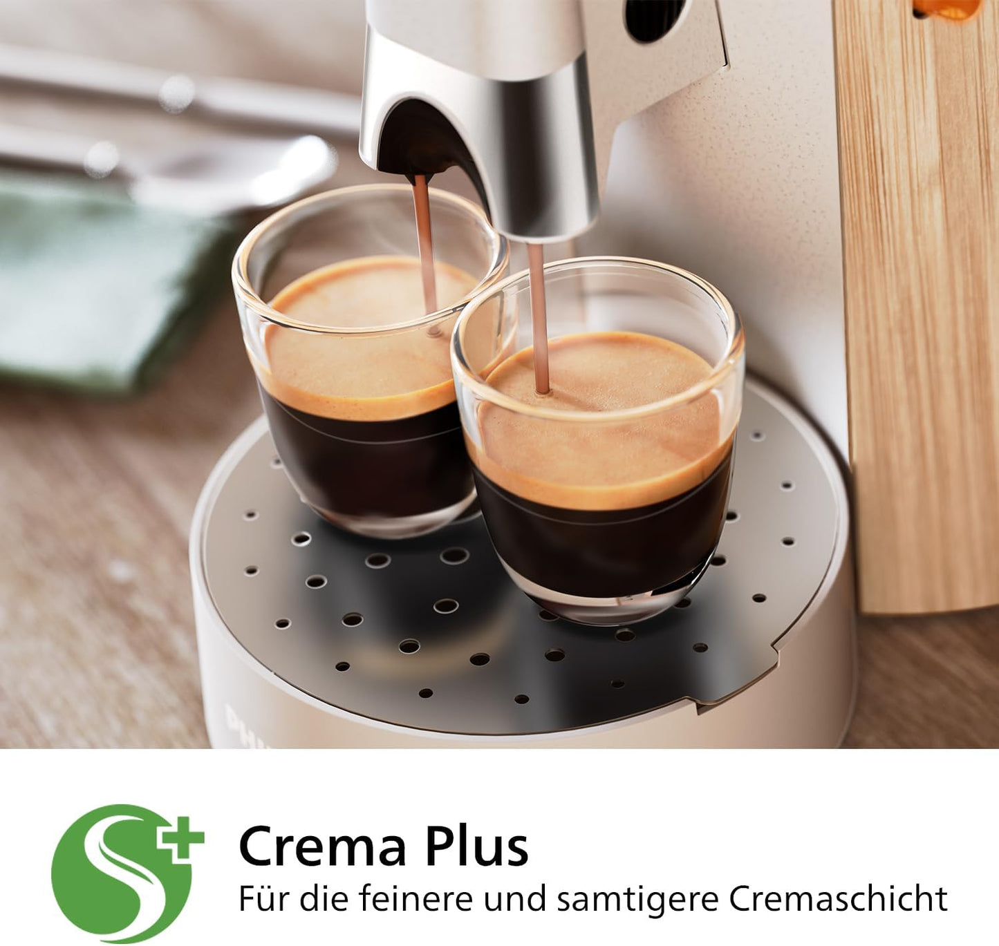 Senseo Select Kaffeepadmaschine CSA240/05 mit Memo-Funktion, Nur Maschine Seidenweiss