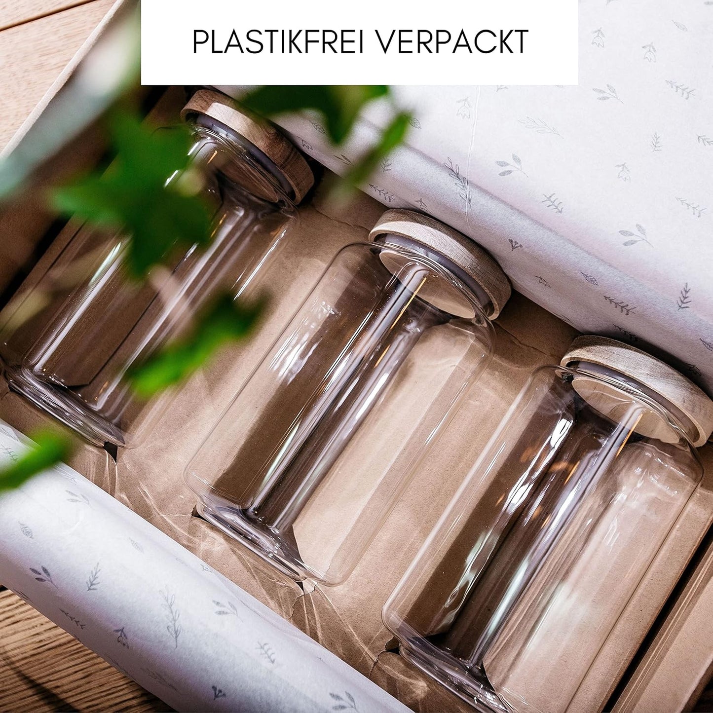 Vorratsgläser-Set, 3x 1200ml