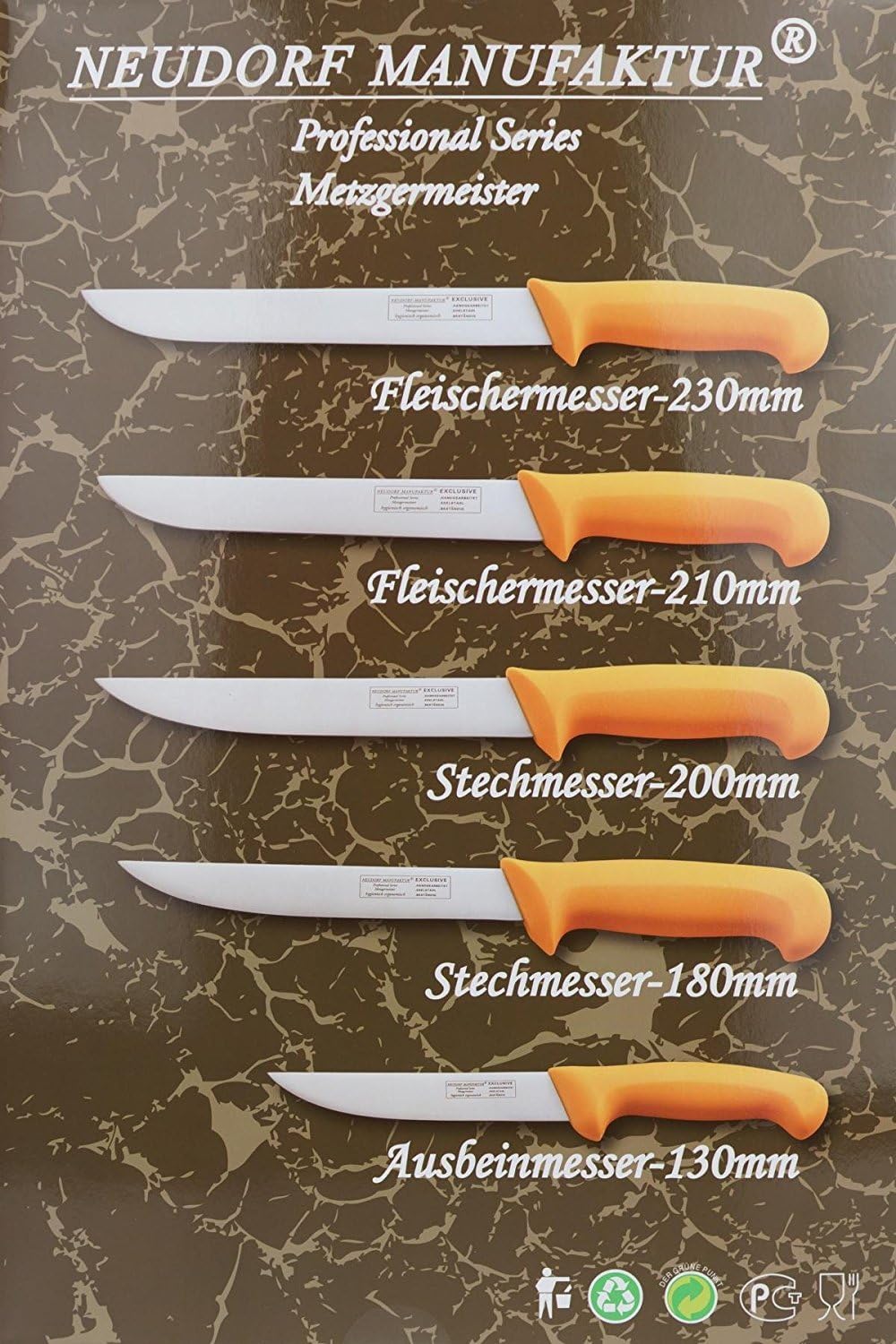 5-teiliges Fleischermesser-Set