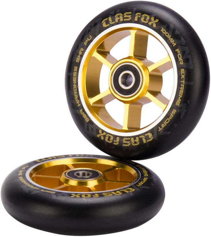 Pro Stunt Scooter Rollen, gold