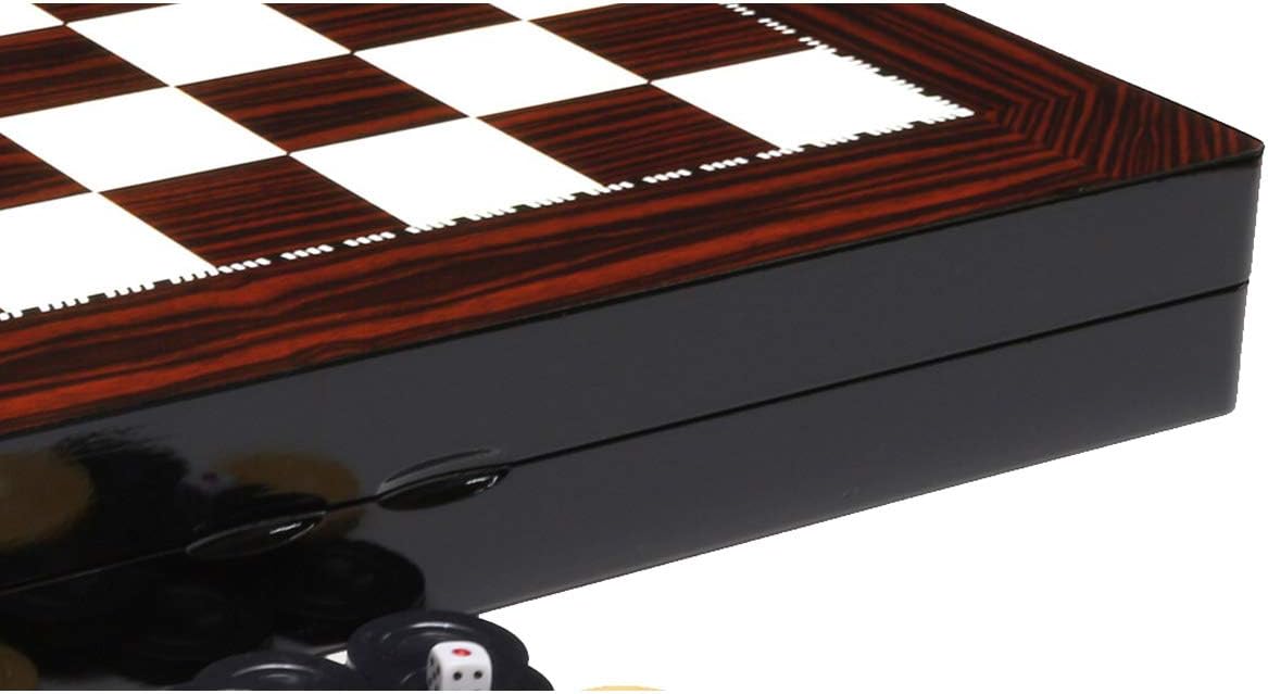 Deluxe Backgammon-Set Porto mit Schachbrett, S Porto