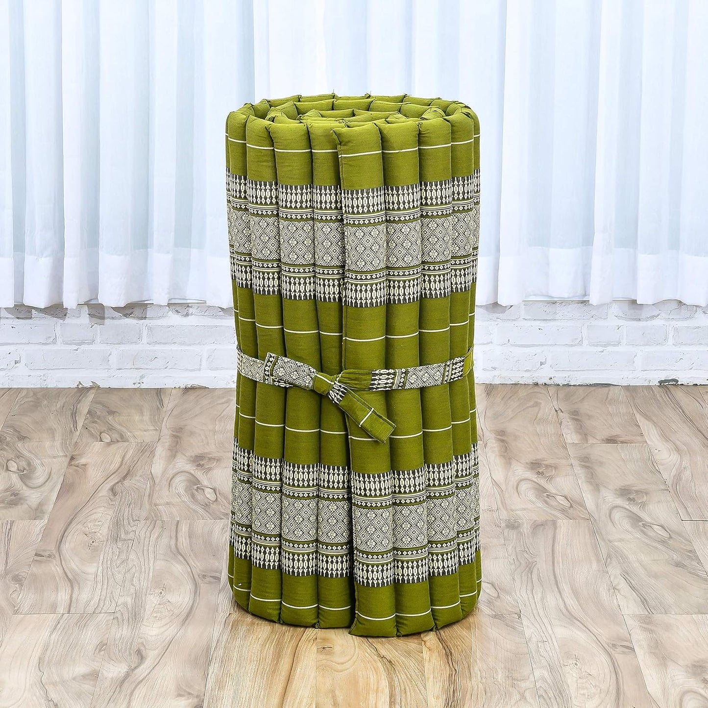 Faltbare Tatami Bodenmatratze, M: 190x70 cm / Sf17 - Grün