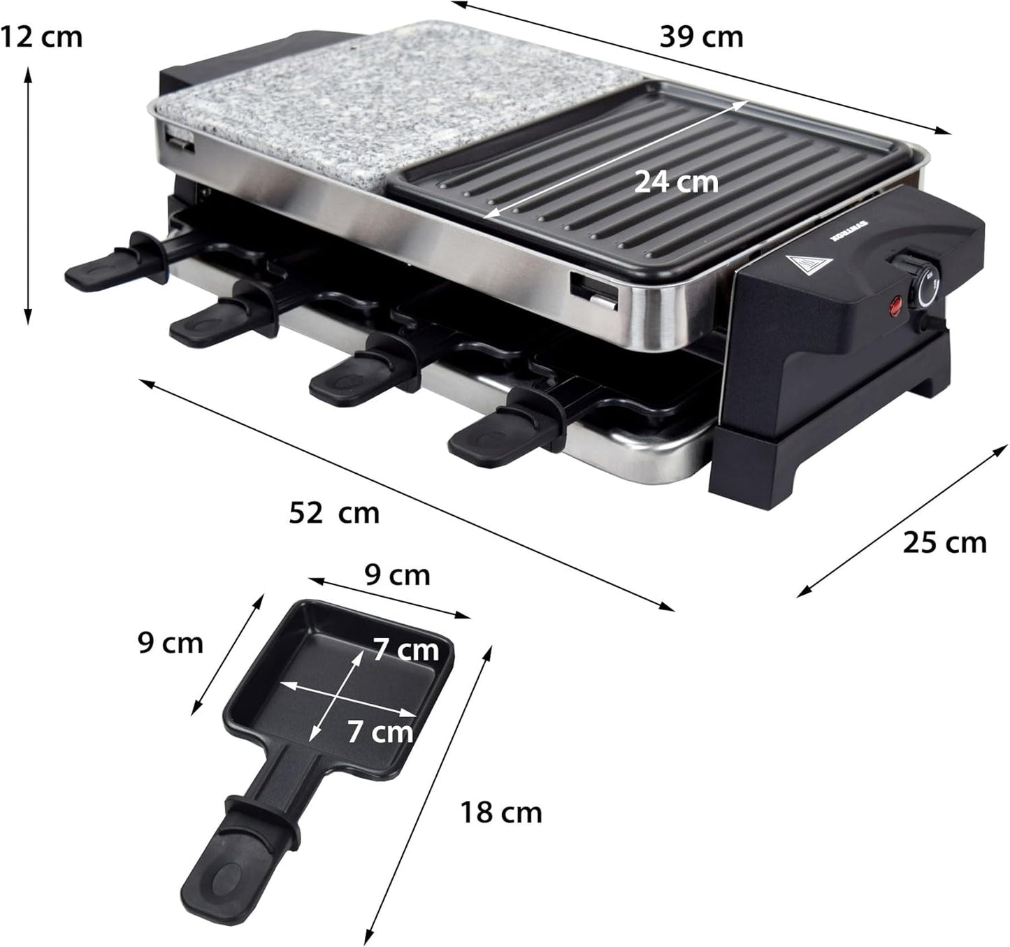 RAC-1500W-Bern Raclette-Grill Bernus