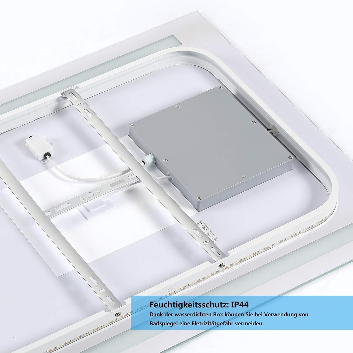 LED Badspiegel mit Anti-Beschlag, Touch Sensor, 70x50cm, Type A 70 x 50 cm
