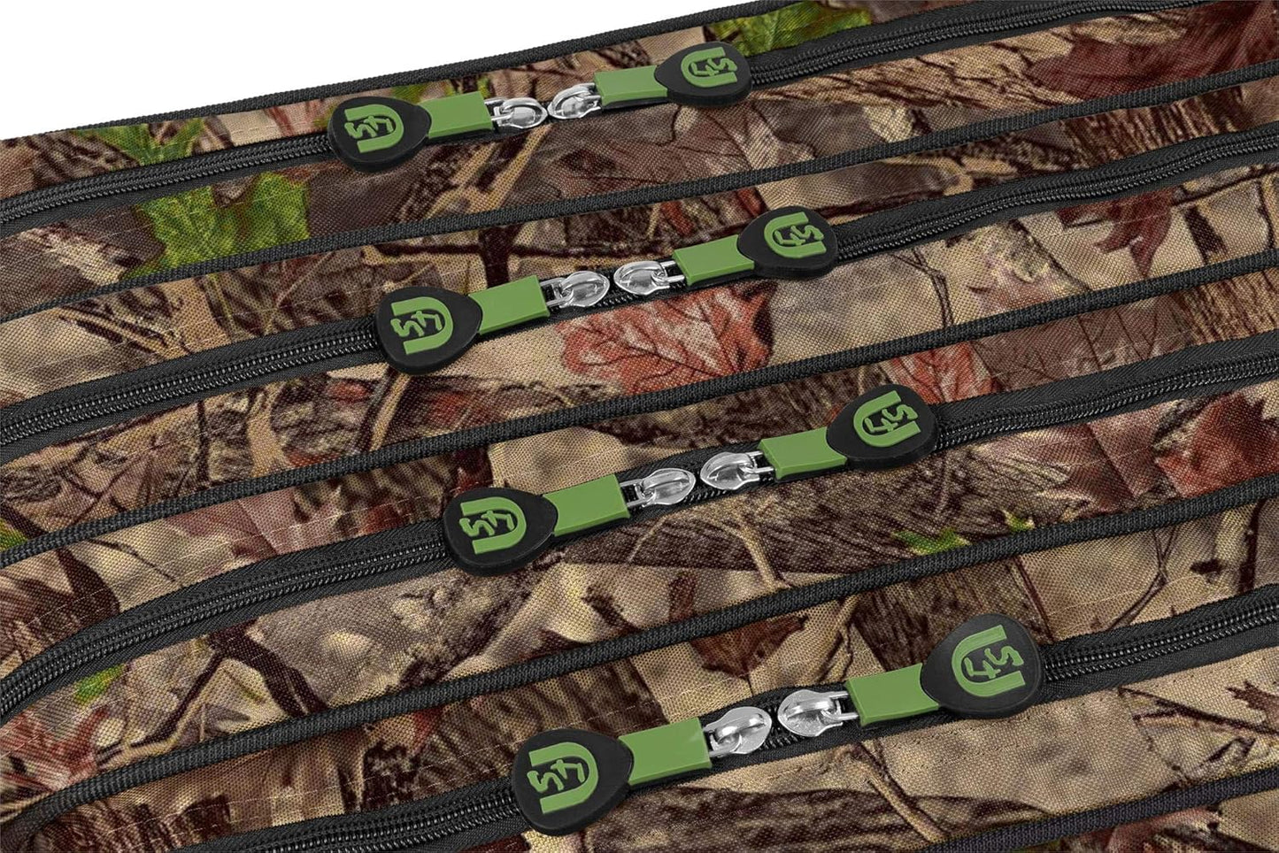 Rutentasche Angelkoffer mit 4 Innenfächern (150 cm), Hunting Camo 4 Innenfächer 150 cm