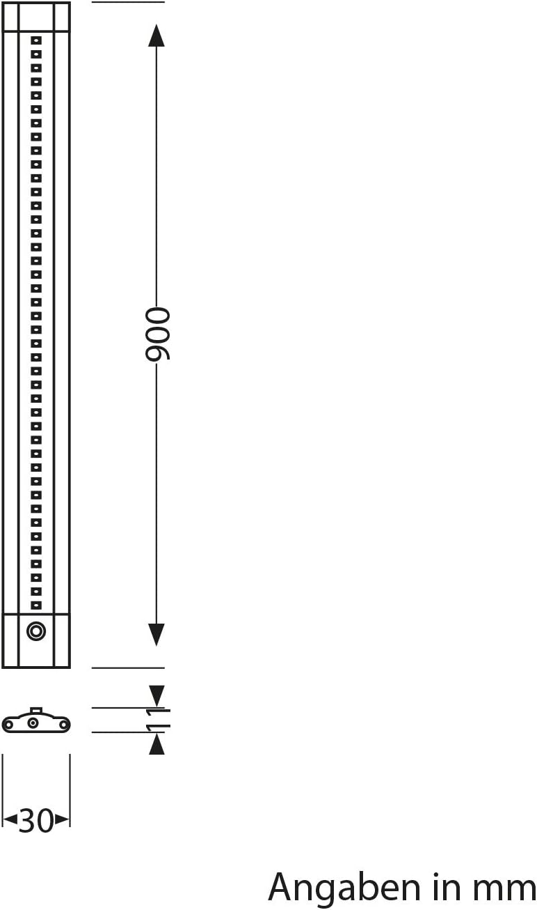 LED Unterbau-Leuchte SIRIS mit Netzteil & Dimmer