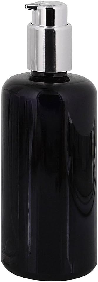 3er Set Lotionspender aus Mironglas, 3× 200 ml Violettglas