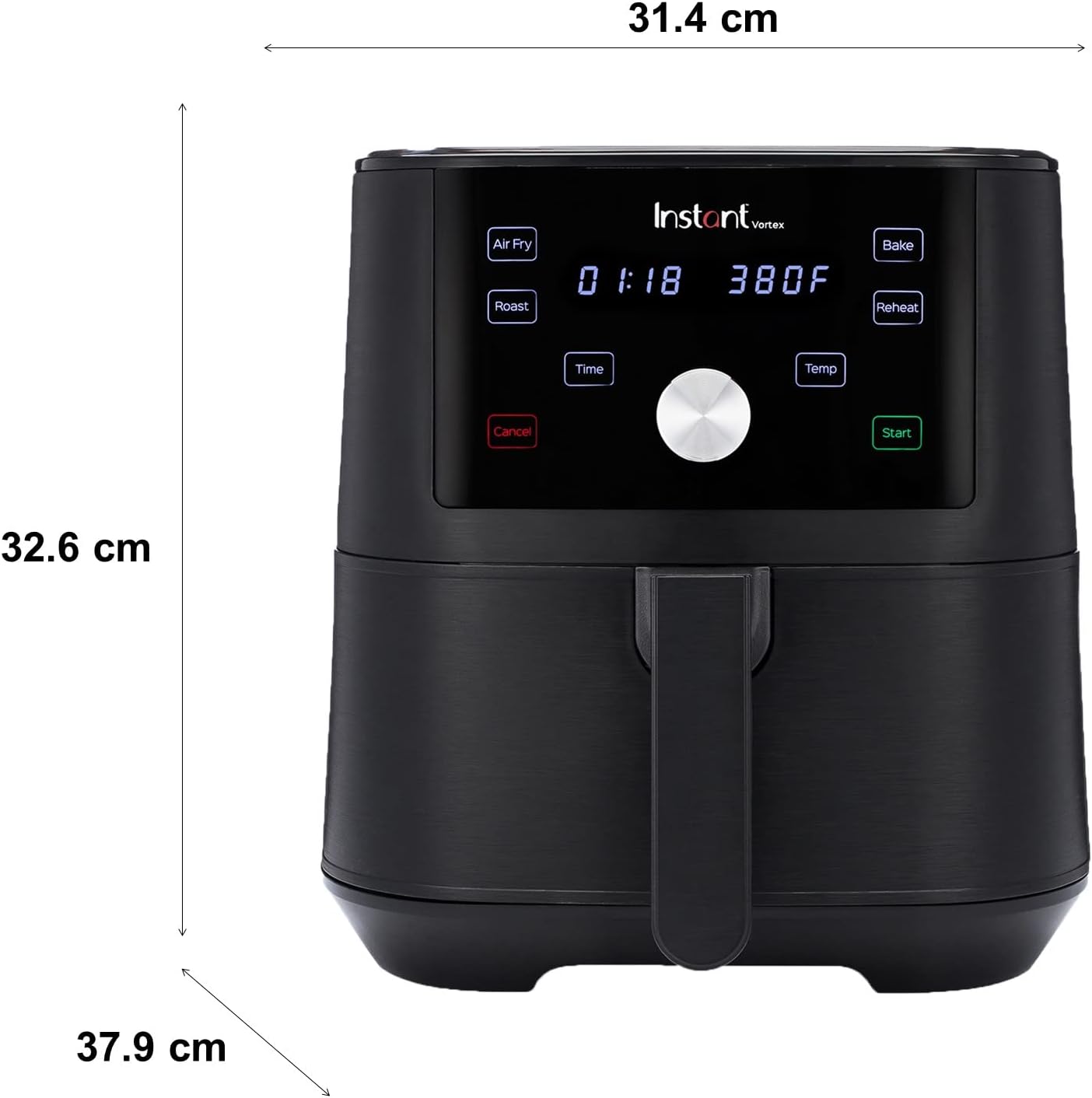 4-in-1 Heissluftfritteuse Vortex, Large Digital (5.7L)