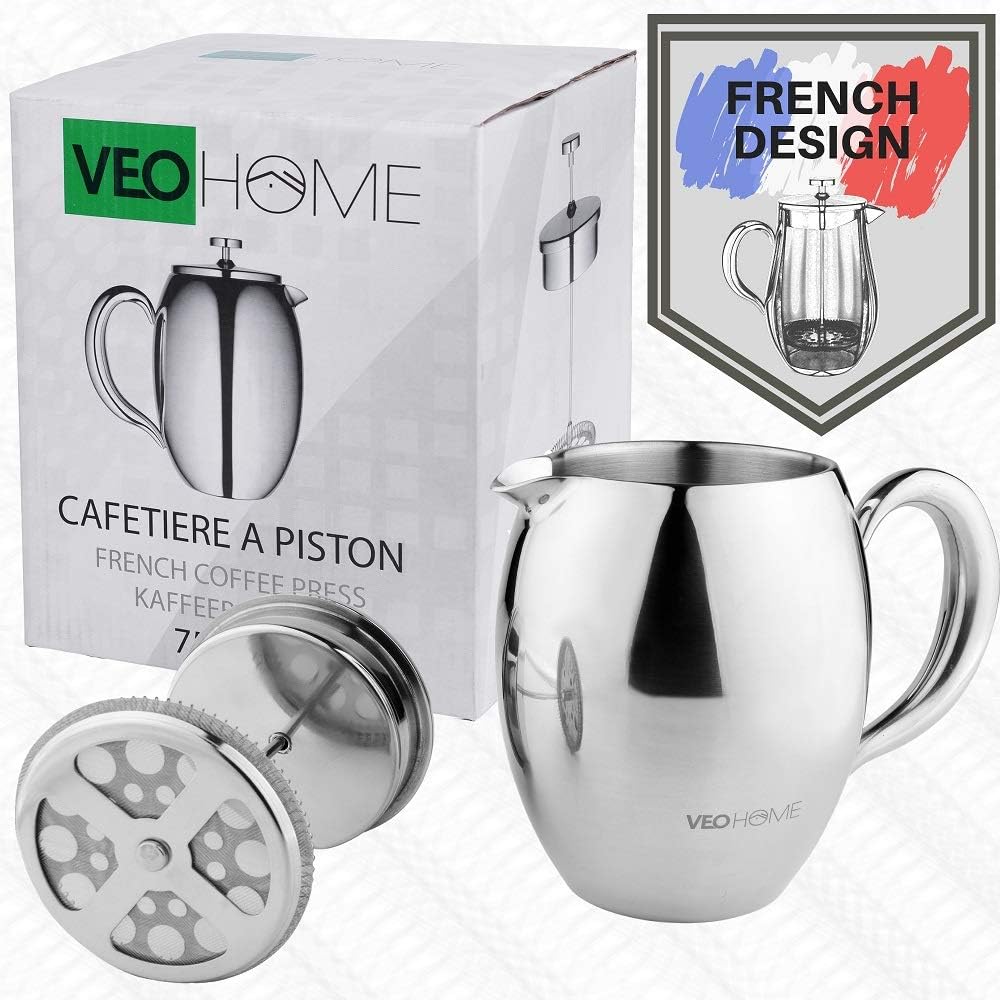French Press Kaffeebereiter, 0,75 Litre
