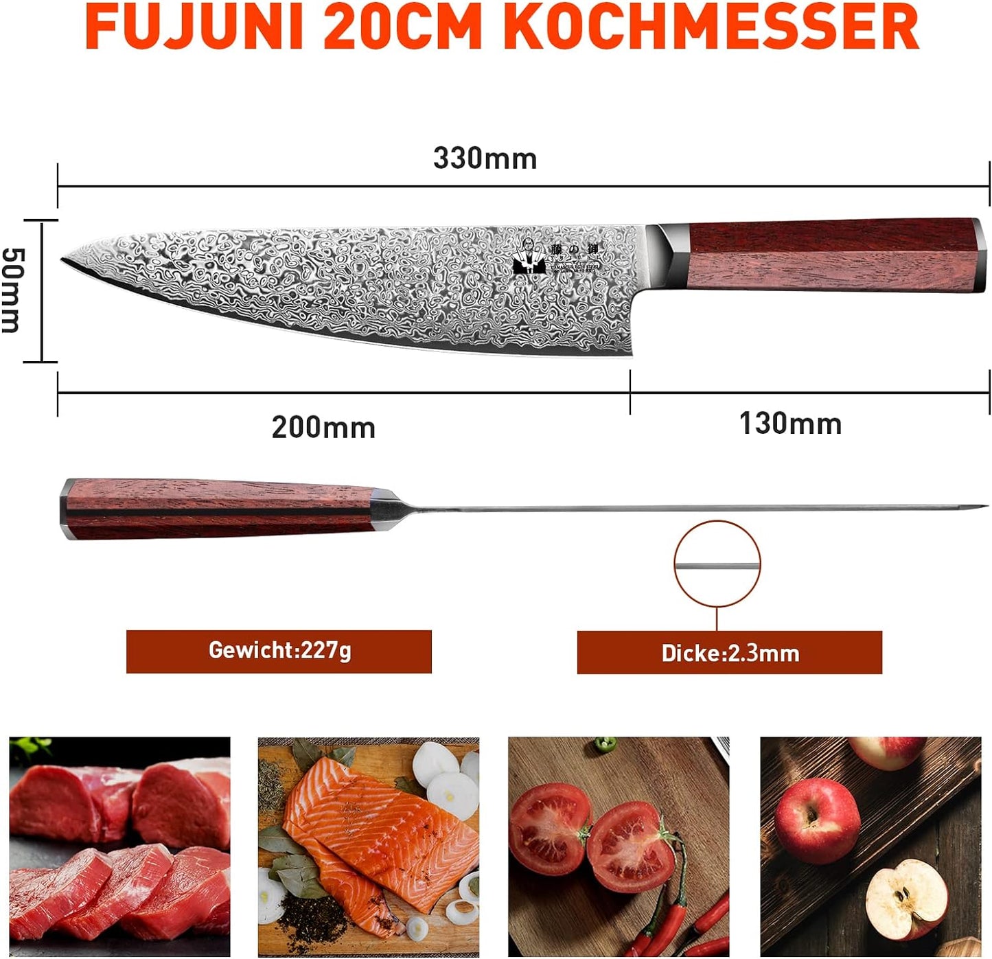 Kochmesser, 20cm Kochmesser