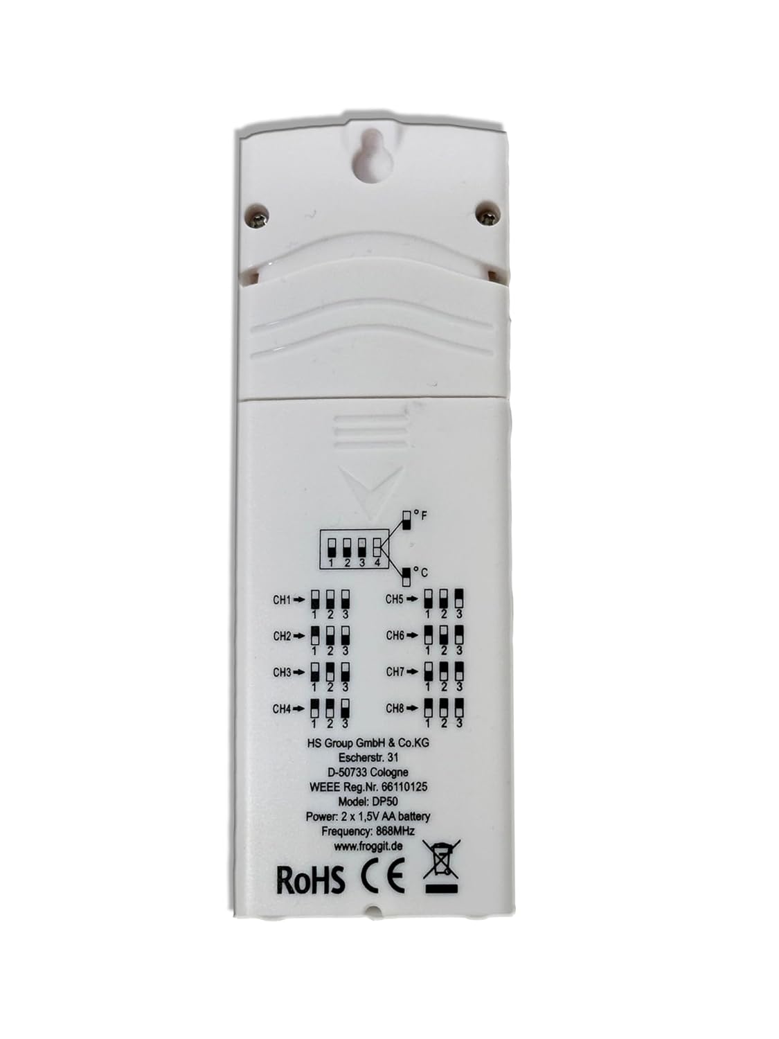 Thermo-Hygrometer mit Funksensor
