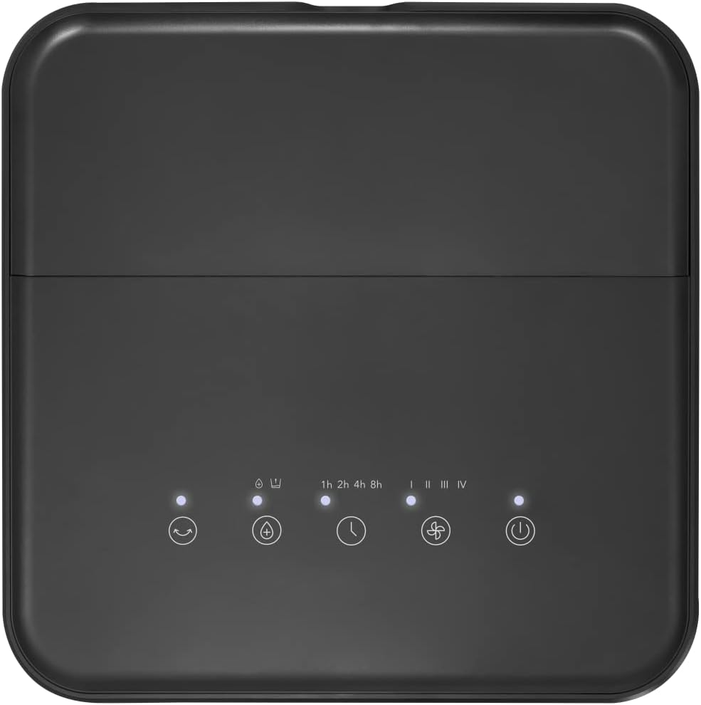 4-in-1 mobiler Luftkühler PAE 80 mit Timer & Nachtmodus, 60 l Schwarz