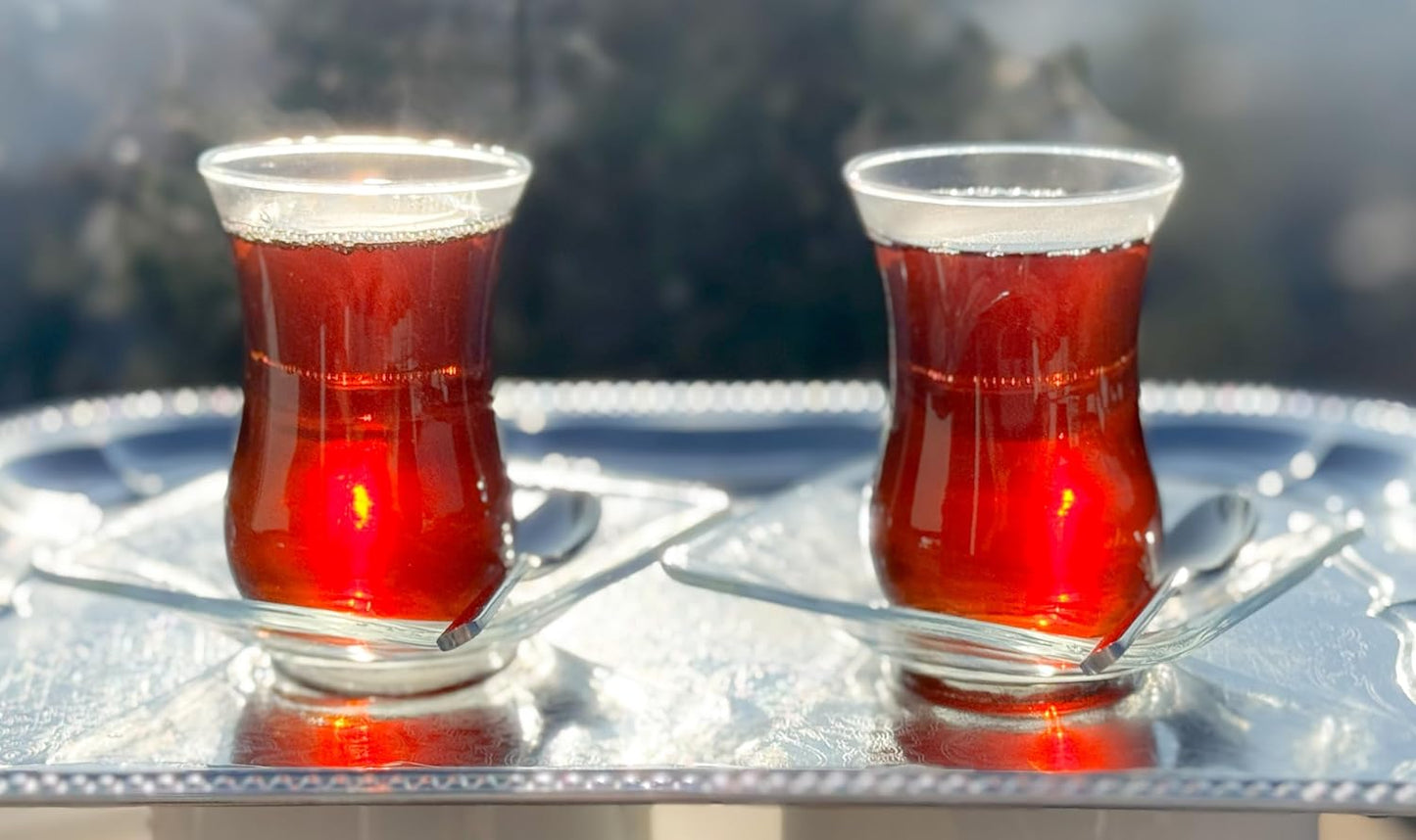 Türkisches Tee-Set Jasmin-Sultan für 6 Personen
