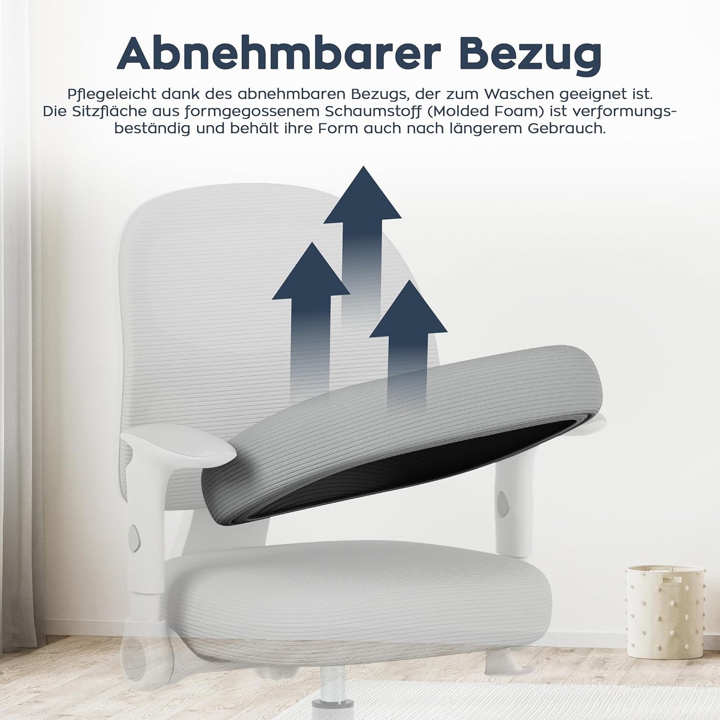 Junior 5.0 ergonomischer Kinder-Schreibtischstuhl, Junior 5.0 Grau