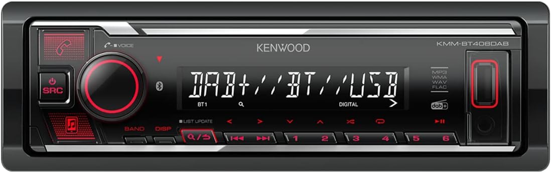1-DIN Digital Media Receiver mit DAB+ und Bluetooth