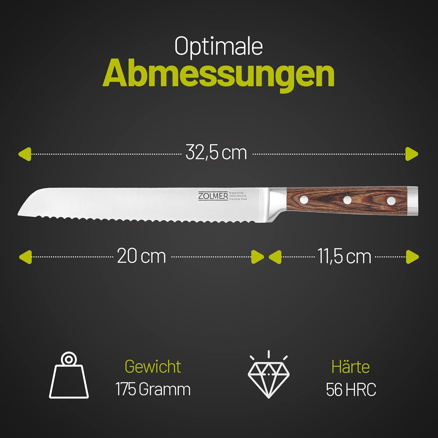 Brotmesser, Brotmesser