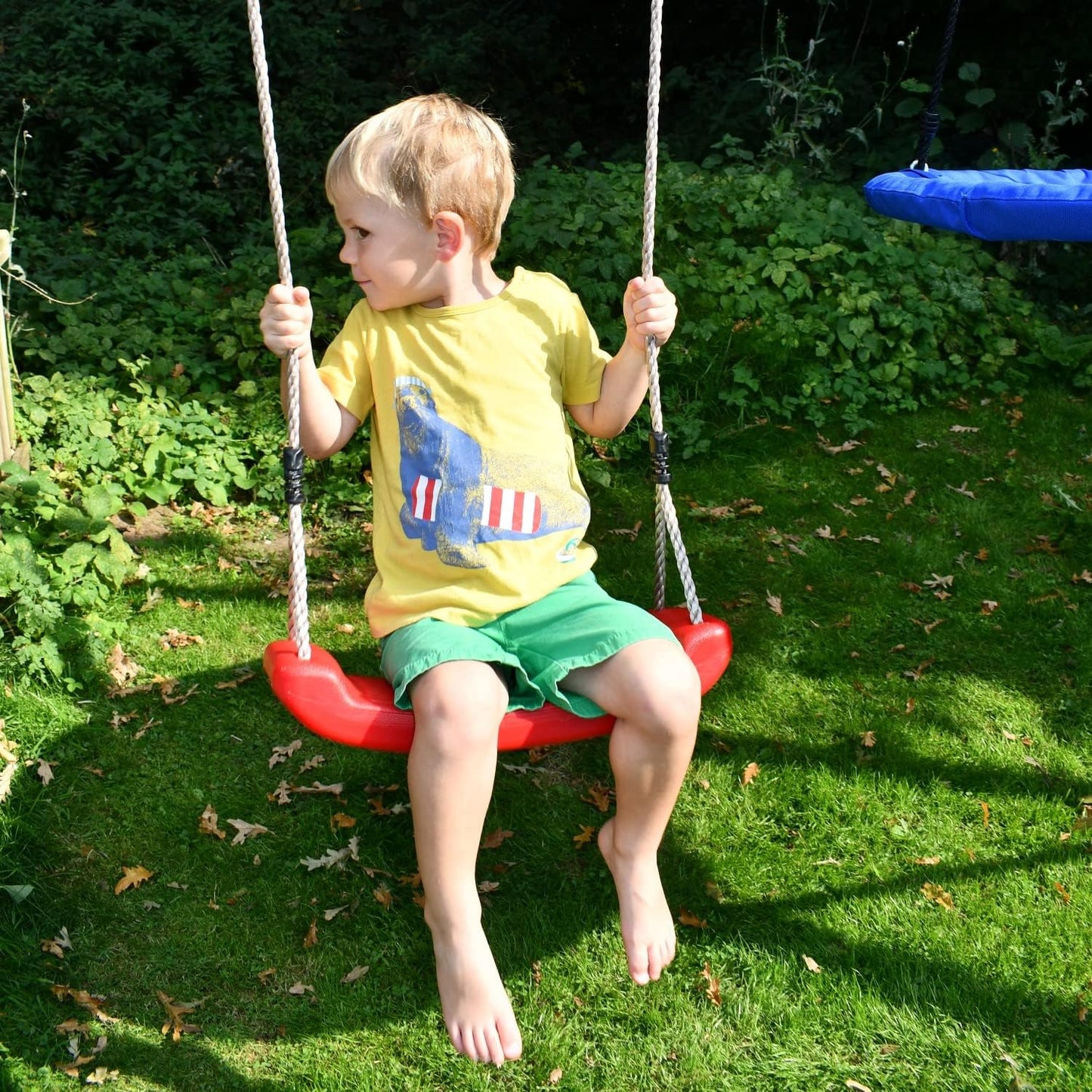 Höhenverstellbare Kinderschaukel, Rot