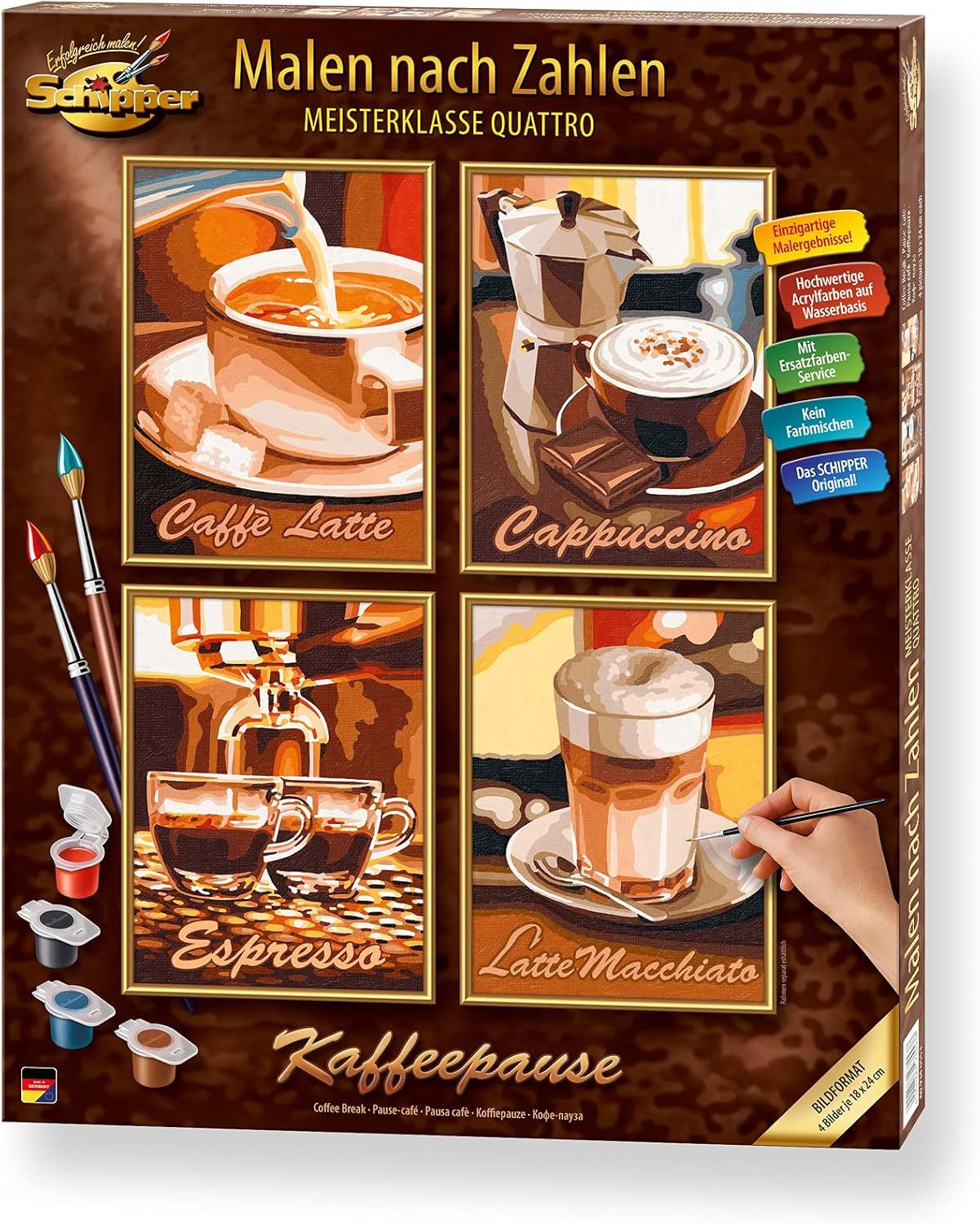 Malen nach Zahlen - Kaffeepause