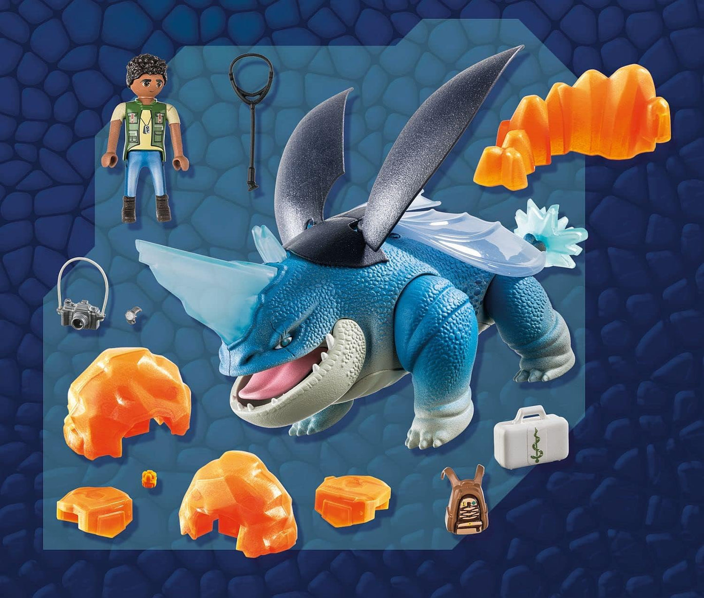 71082 Dragons: The Nine Realms - Plowhorn & D'Angelo, Konstruktionsspielzeug