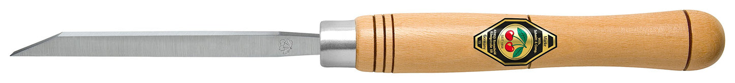 Drechslerbeitel mit Abstechstahl, 6mm Mehrfarbig