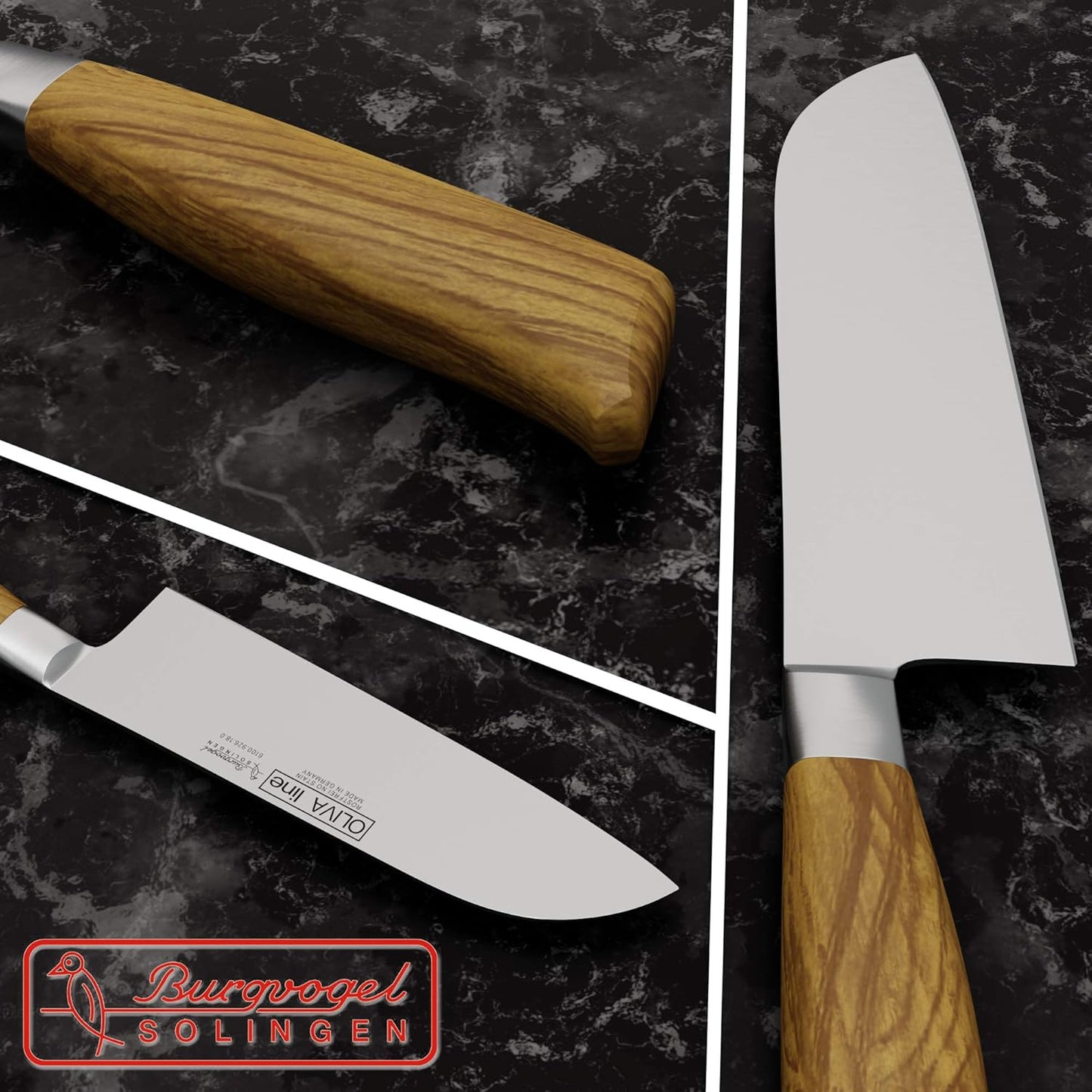 Santokumesser, A 7“ = 18 cm