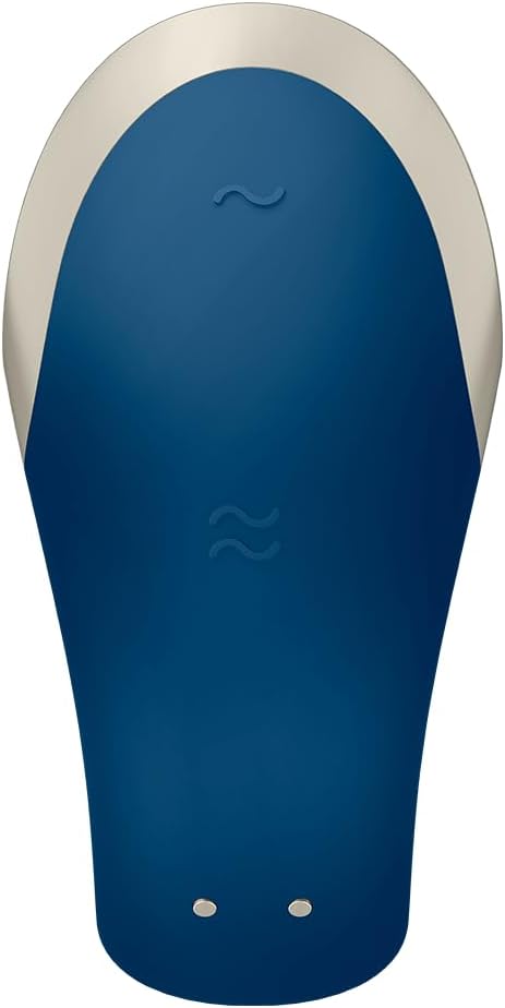 Double Love App Paar-Vibrator mit Fernbedienung, Blau 1 Stück (1er Pack)