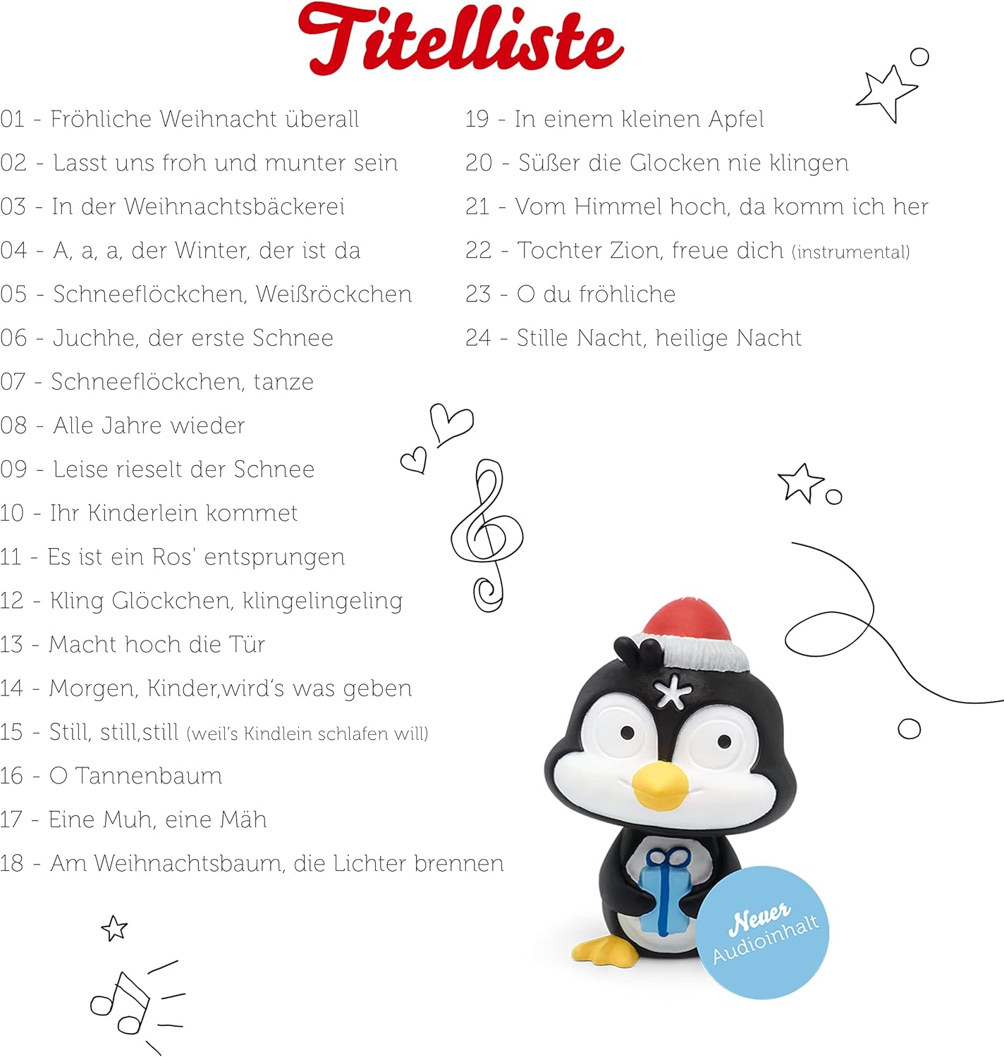 Hörfigur Weihnachtslieder für Toniebox, Single