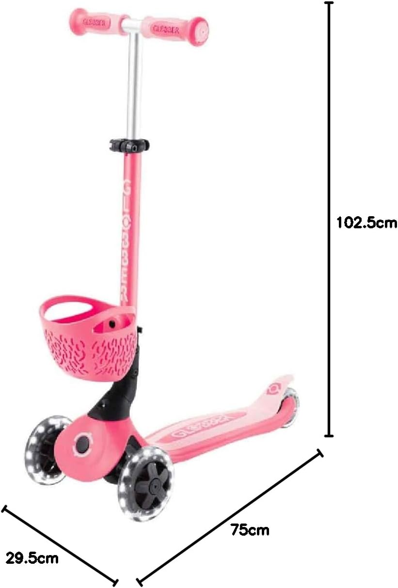 Go-Up Baby 360 Lights 3-in-1 Kinderfahrzeug, pink-pastellrosa