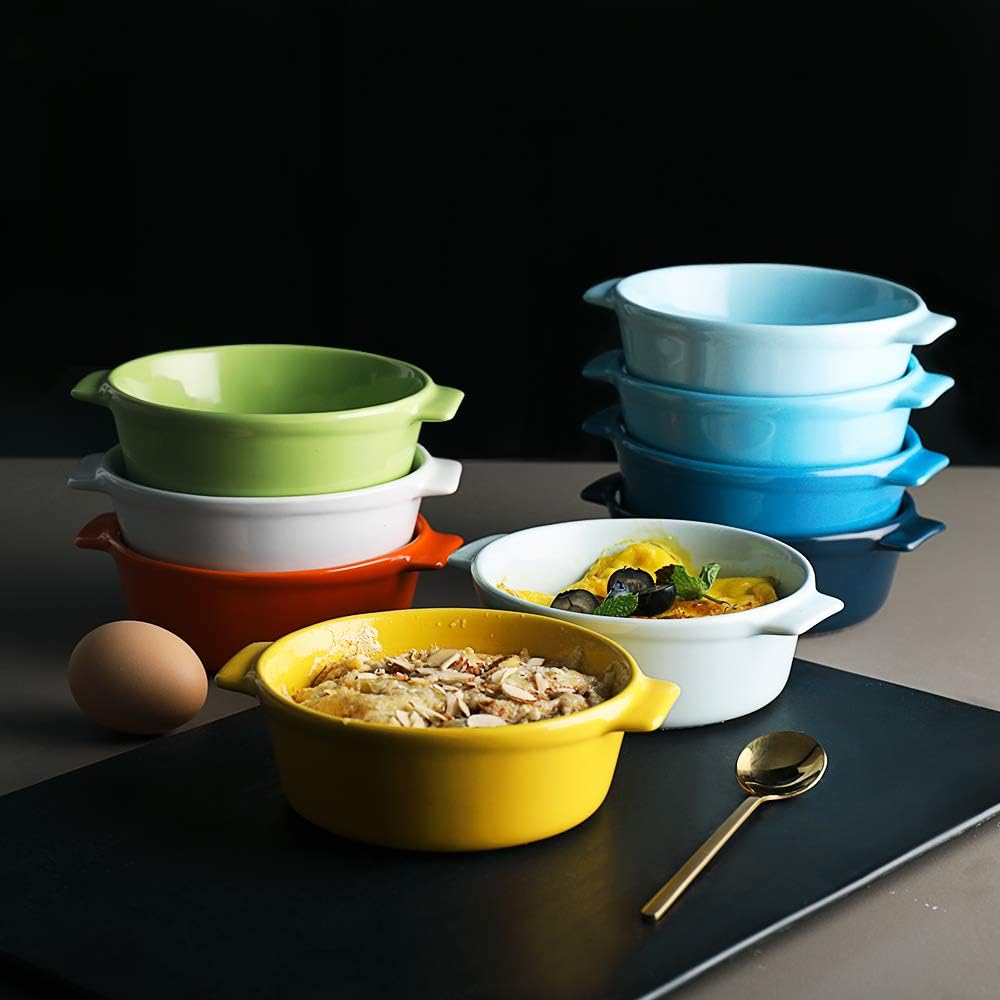 Souffle-Schalen Set, Beige Round binaural