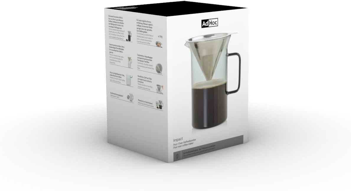 Pour Over MC82 Kaffeebereiter, 600 ml Transparent