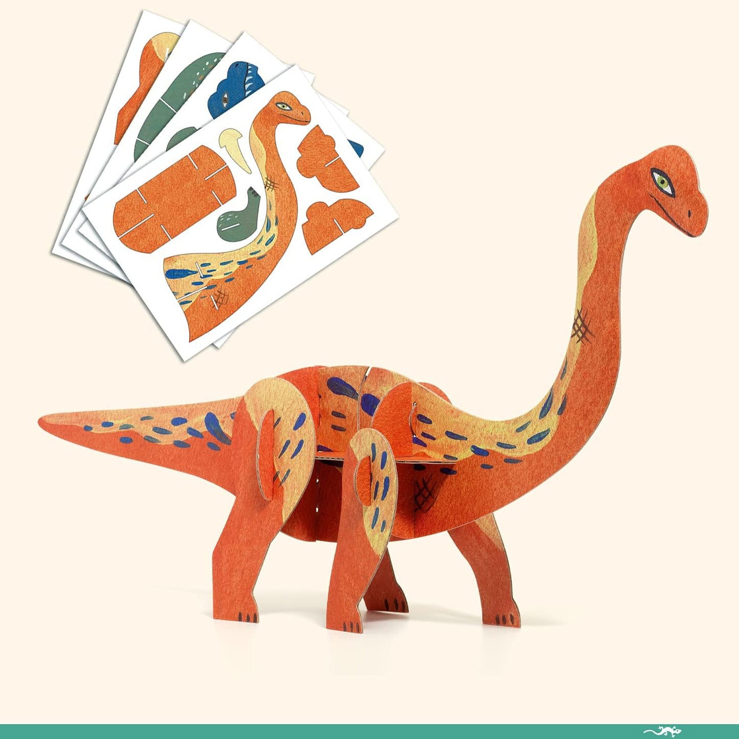 Dinosaurier Bastelset "Die Welt der Dinosaurier", Dinosaurier-Welt