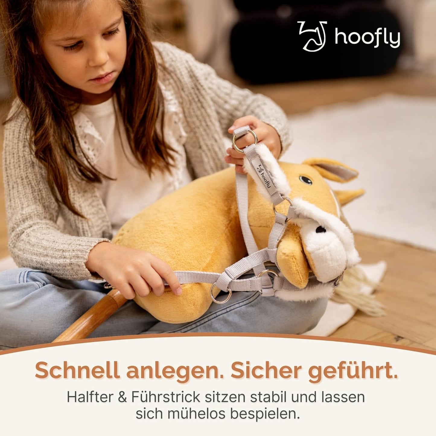 Hobby Horse Halfter-Set, Grau Halfter