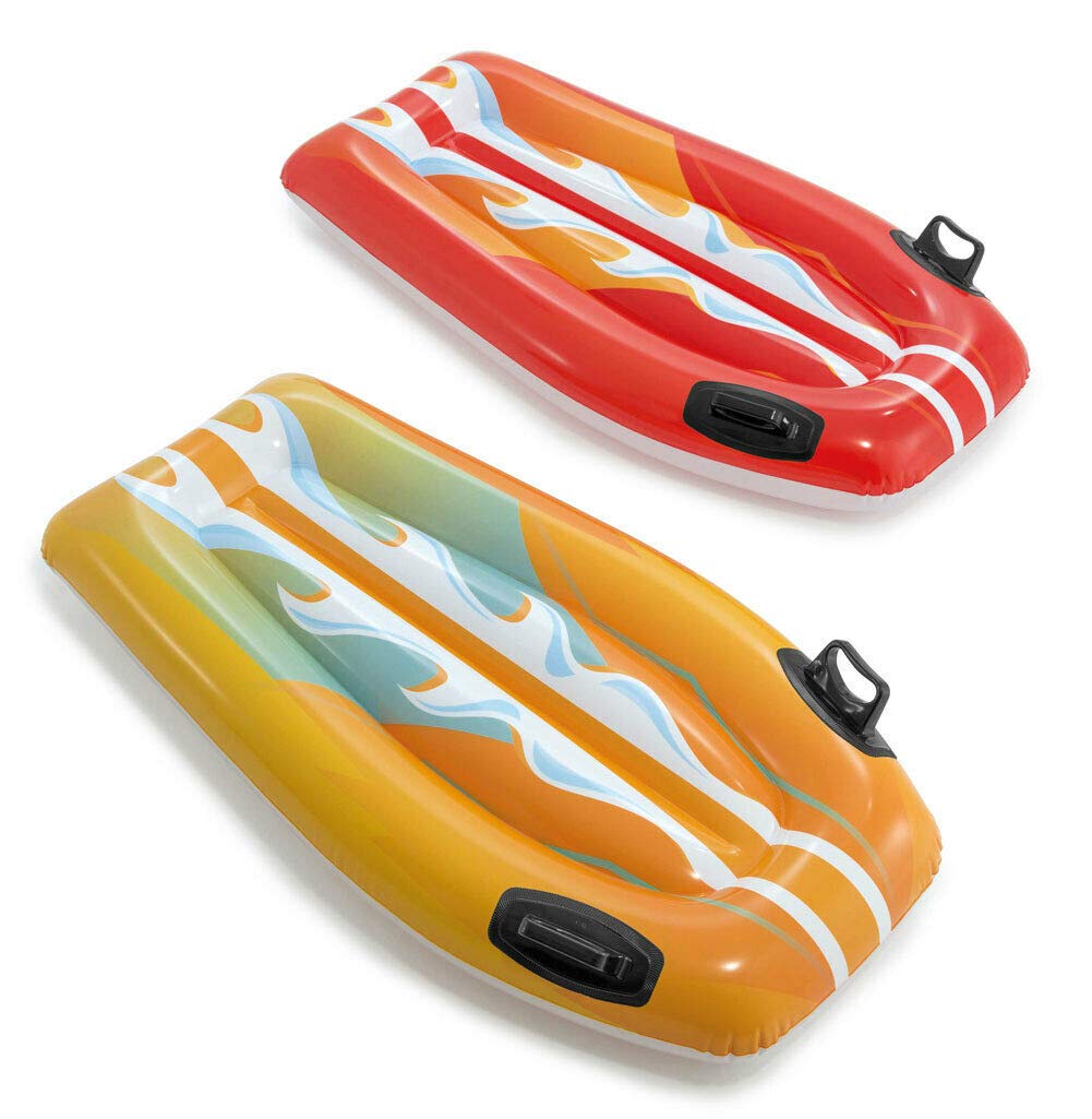 Aufblasbarer Wellenreiter Joy Rider, 2 Stück, Rot + Gelb 2