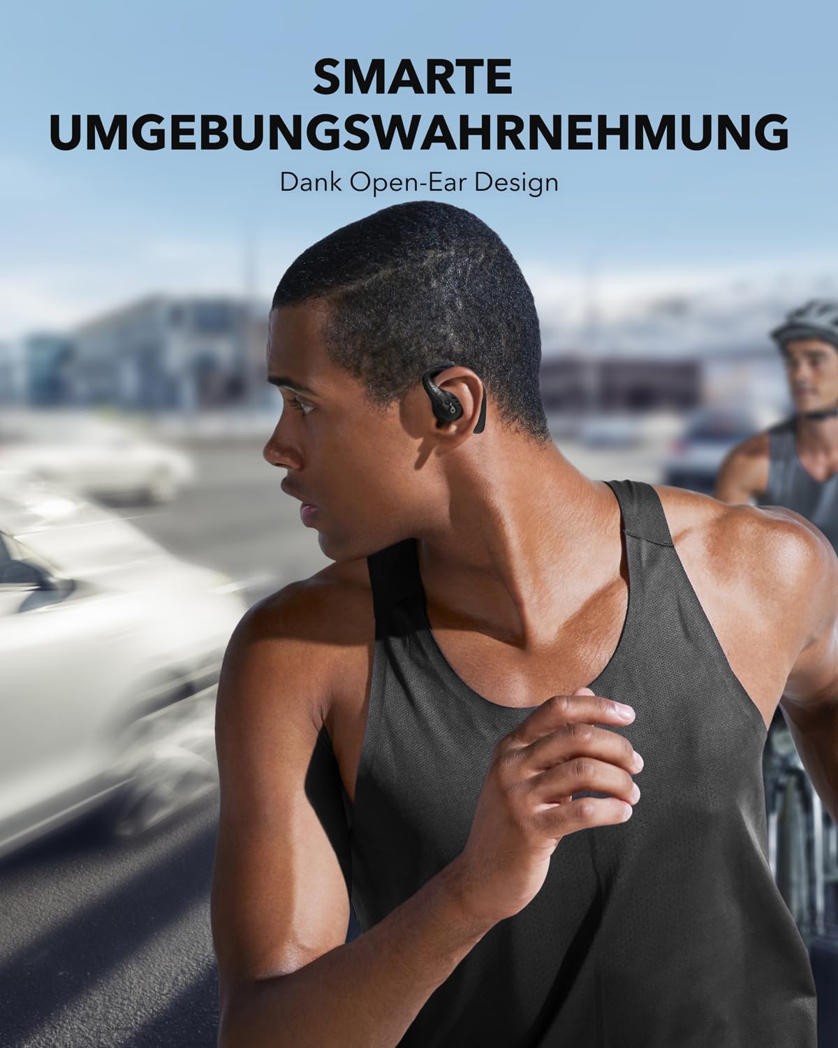 Open-Ear Kopfhörer AeroFit Pro, Tiefschwarz