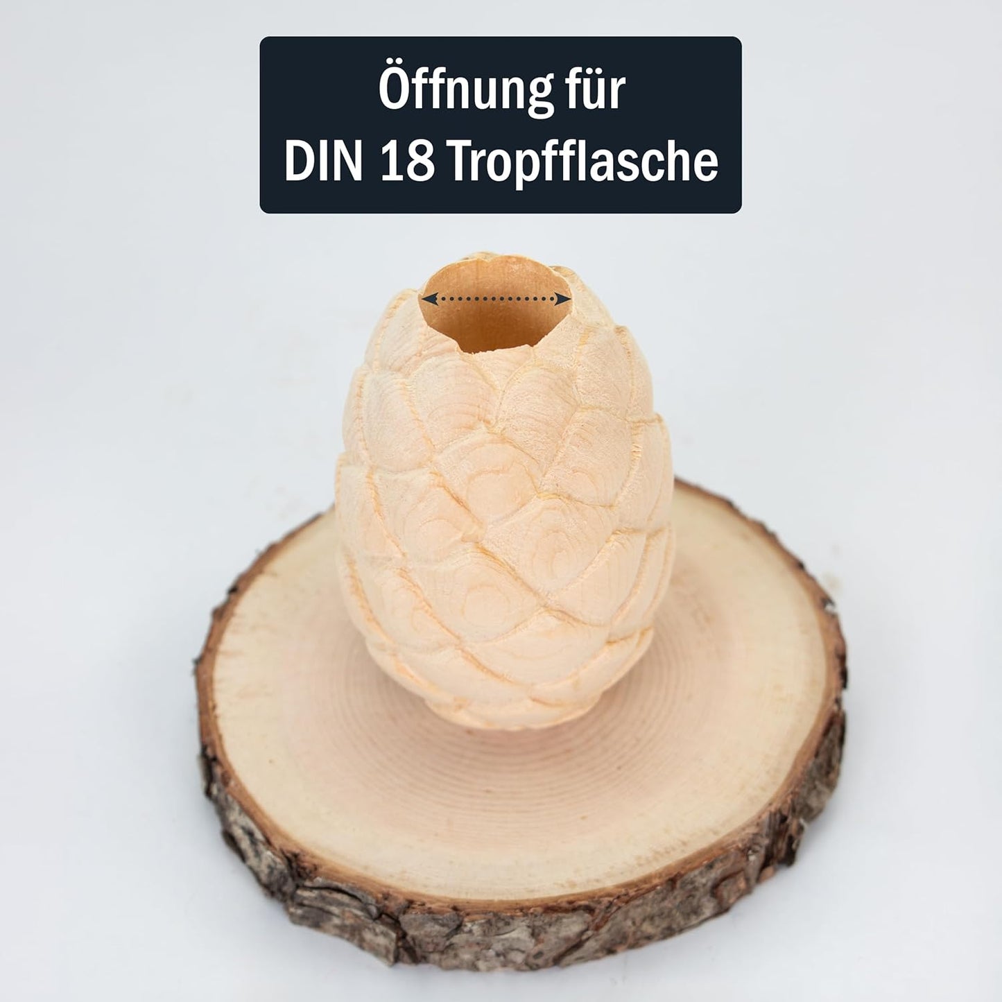 Zirbenduftzapfen mit Bio-Zirbenöl